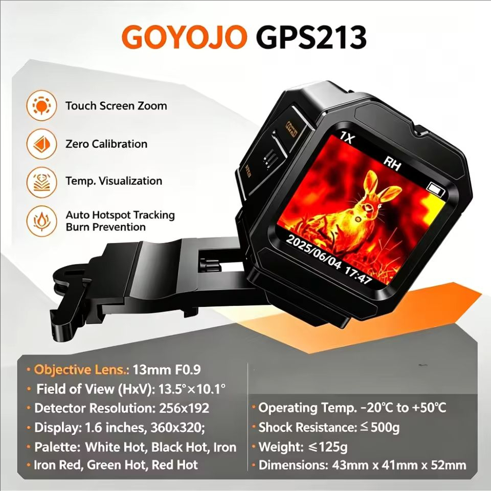 Handheld Thermal Camera 256X192 - GOYOJO Mini Touch Infrared Thermal Imager