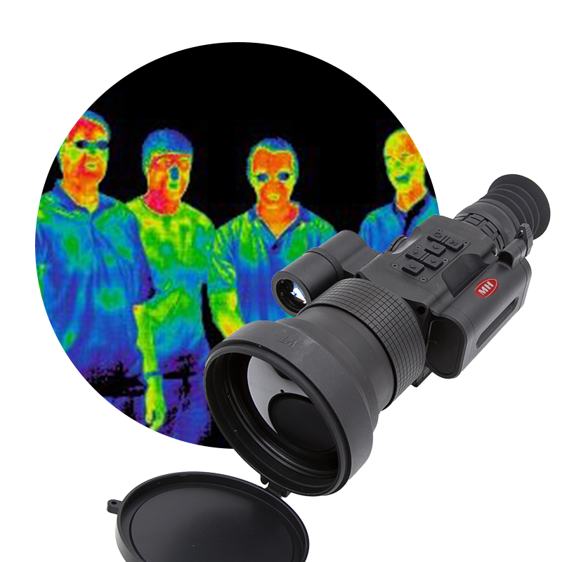 Thermal Monocular Laser Rangefinder - MHNV IP67 LRF 35/50/75mm Objective Lens