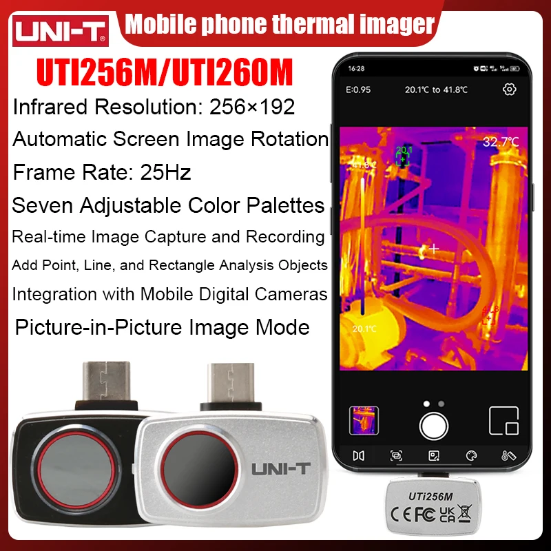 Thermal Camera Pcb Repair 256X192 - UNI-T Thermal Camera For Phone UTI260M