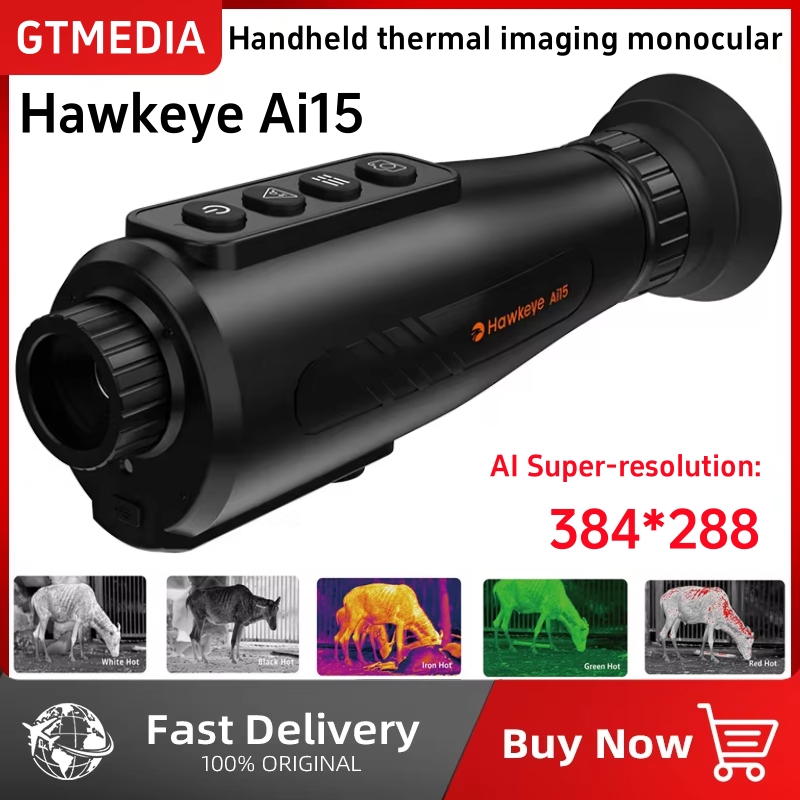 Thermal Night Vision Monocular - GTMEDIA AI15Thermal Imaging Monocular Thermal Camera