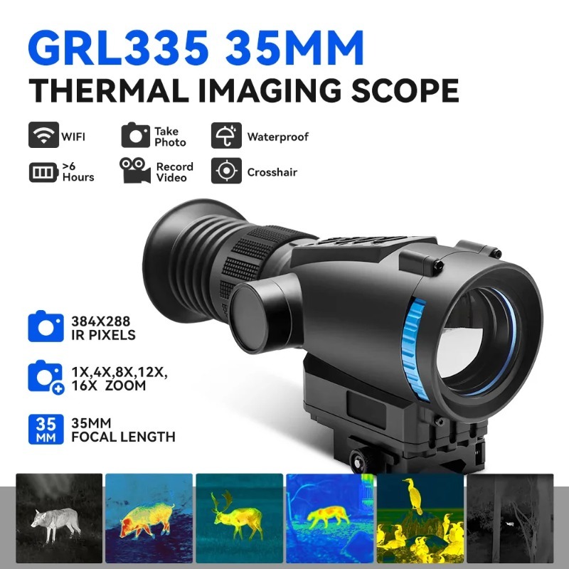 Thermal Imaging Monocular 384X288 - 384x288 Monocular Thermal Imaging Scope 50Hz