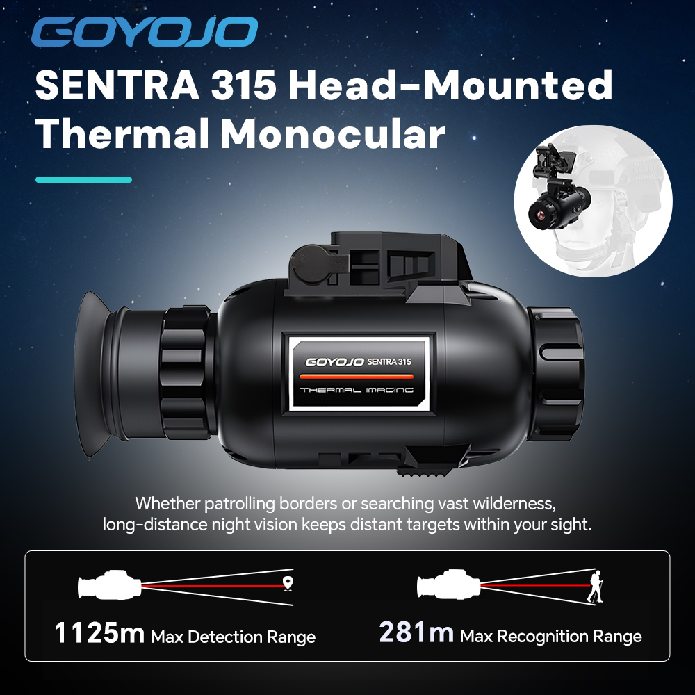 Infrared Thermal Monocular 50Hz - Head Mounted Thermal Imager 384x288 50HZ