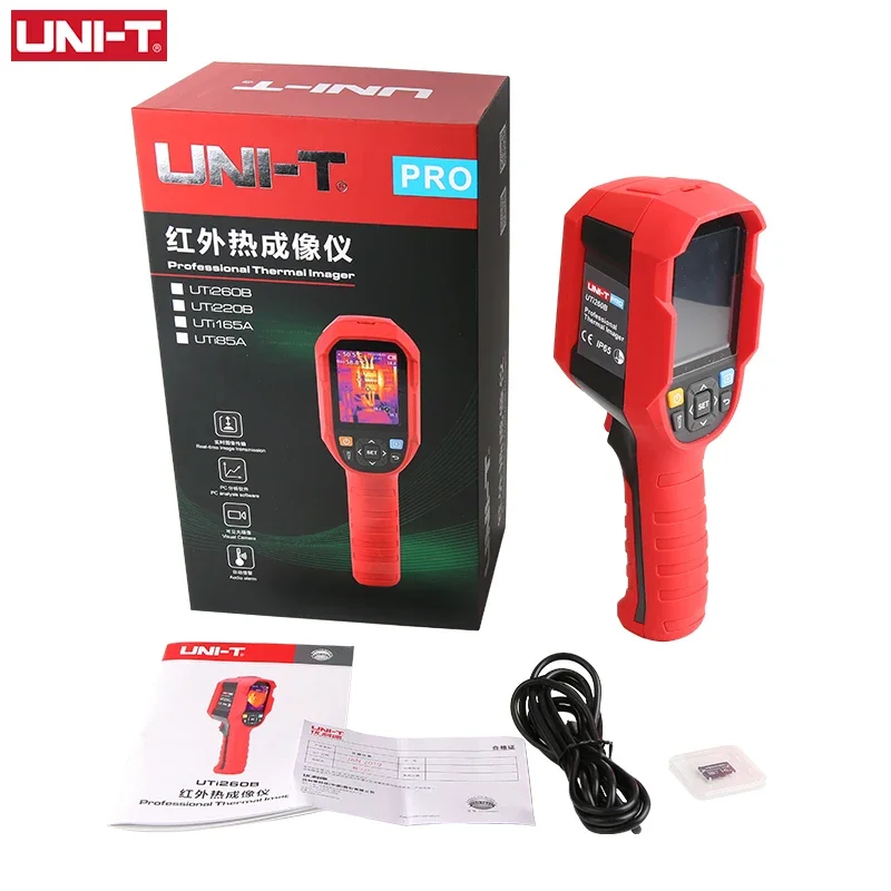 Handheld Thermal Camera 256X192 - UNI-T Infrared Thermal Camera 256X192 Pixels