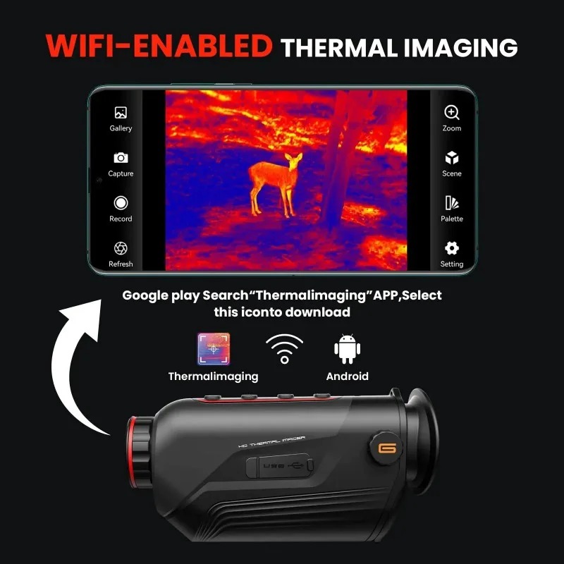 G210 /G215 Thermal Monocular 2 - огляд і ціна Infrared Thermal Monocular 50Hz