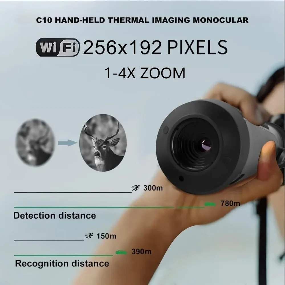 Thermal Monocular 256x192 50Hz - огляд і ціна Infrared Thermal Monocular 50Hz