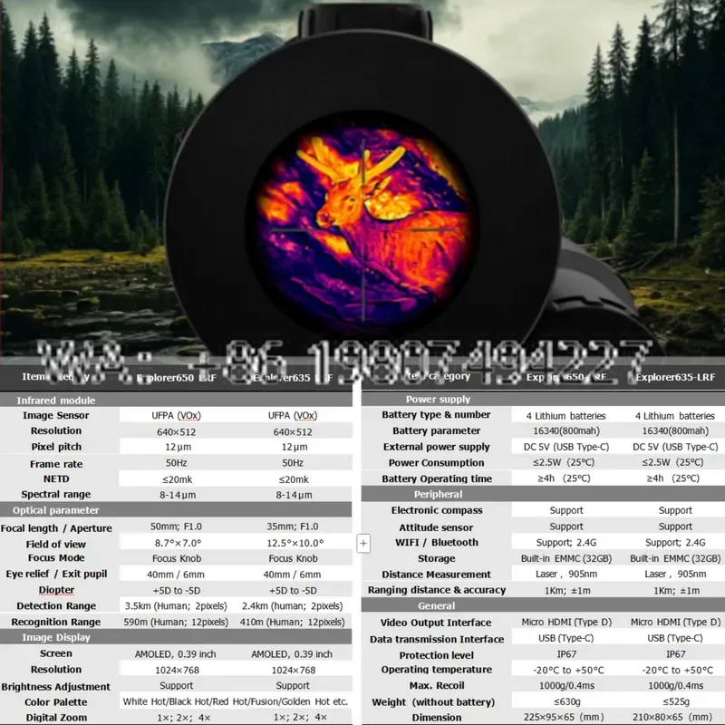 Thermal Image Scope 640x512 Th - огляд і ціна Thermal Scope 640X512 Hunting