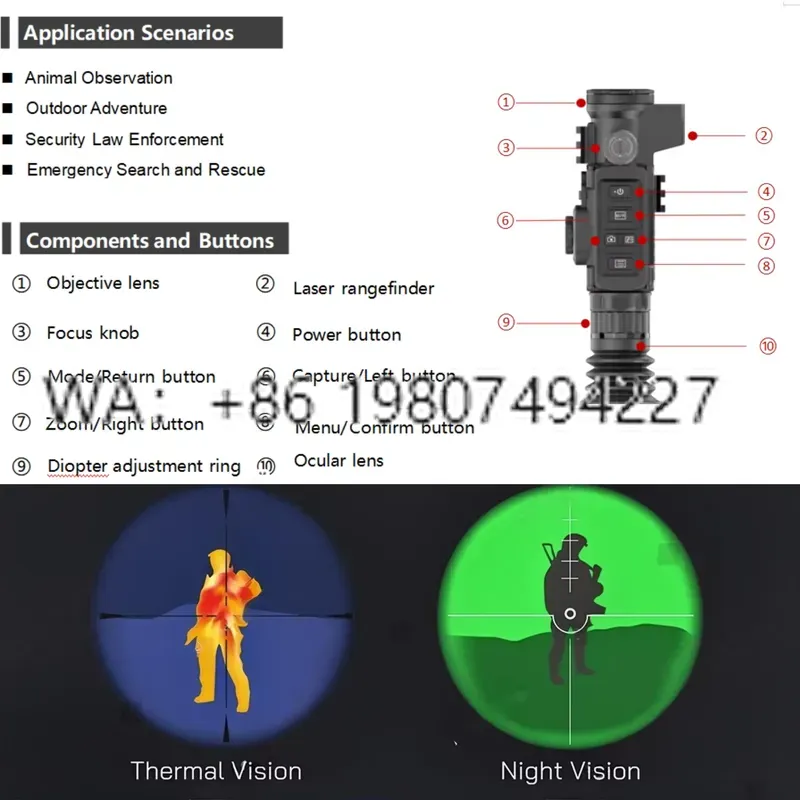 Thermal Image Scope 640x512 Th - огляд і ціна Thermal Scope 640X512 Hunting