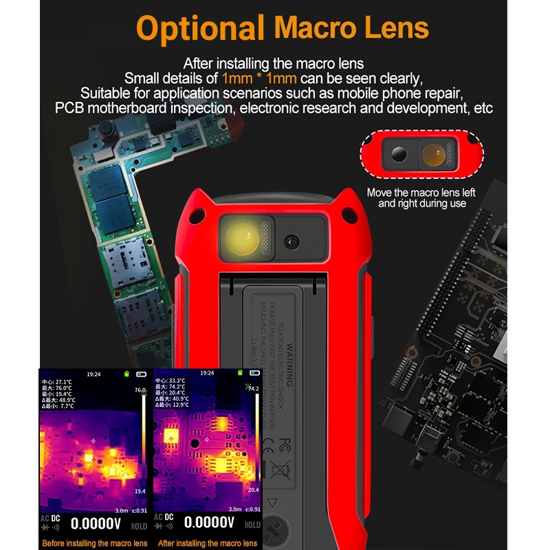 TOOLTOP ET15S 256x192 Industri - огляд і ціна Handheld Thermal Camera 256X192