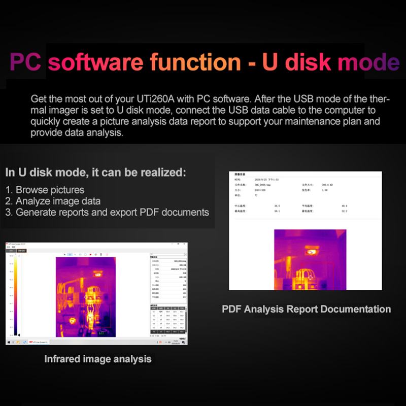 UNI-T Infrared Thermal Imager  - огляд і ціна Thermal Camera Pcb Repair 256X192