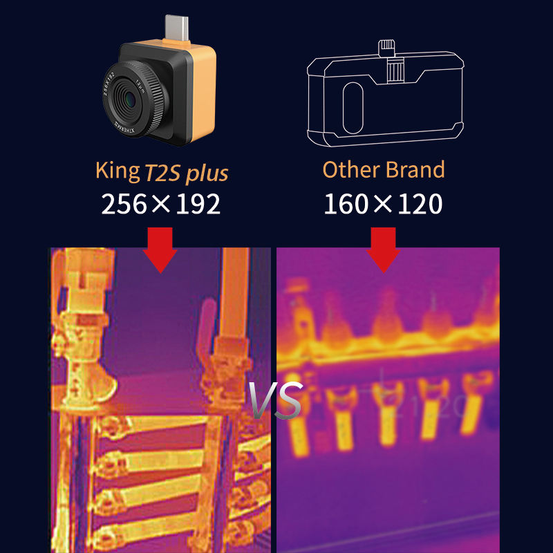InfiRay T2S+ Infrared Thermal  - огляд і ціна Handheld Thermal Camera 256X192