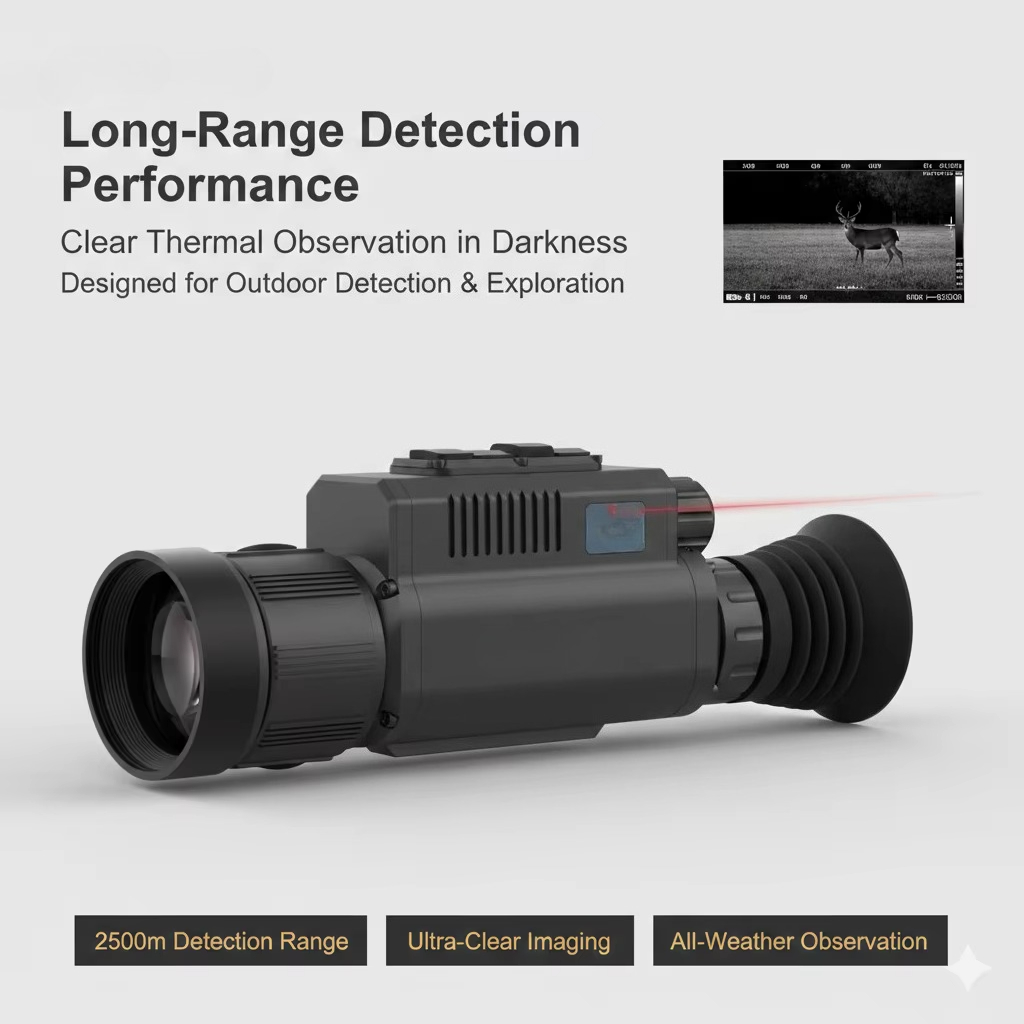 640x512 Thermal Imaging Scope  - огляд і ціна Thermal Monocular Laser Rangefinder
