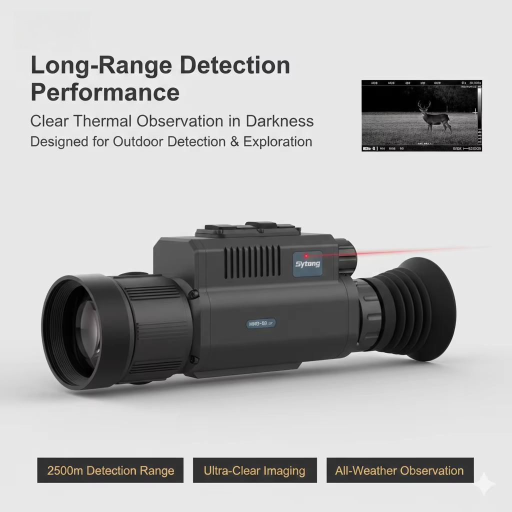 640x512 Thermal Imaging Scope  - огляд і ціна Thermal Monocular Laser Rangefinder