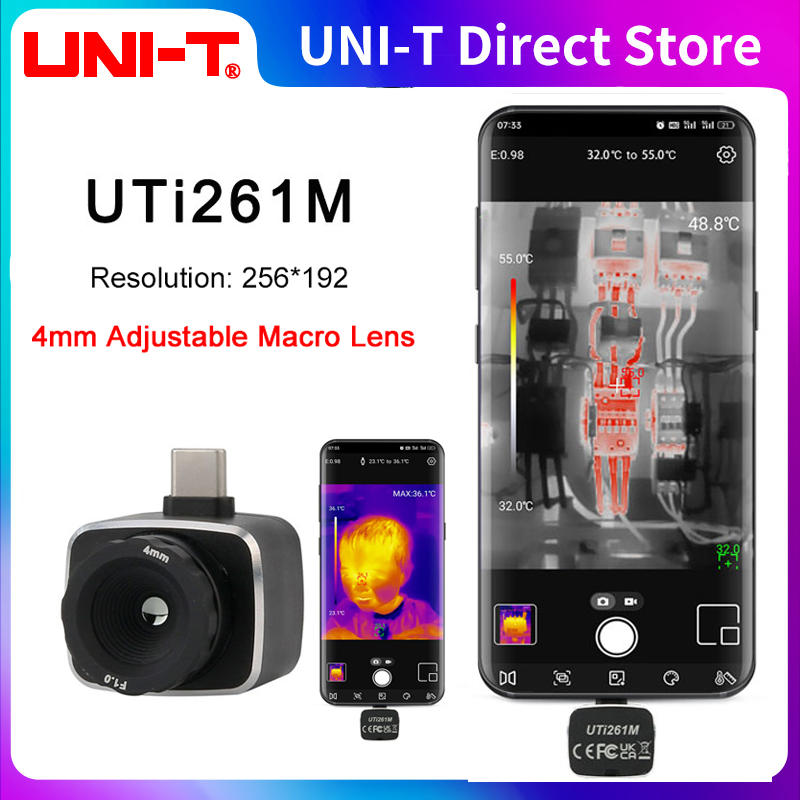UNI-T UTi261M Thermal Camera 2 - огляд і ціна Handheld Thermal Camera 256X192