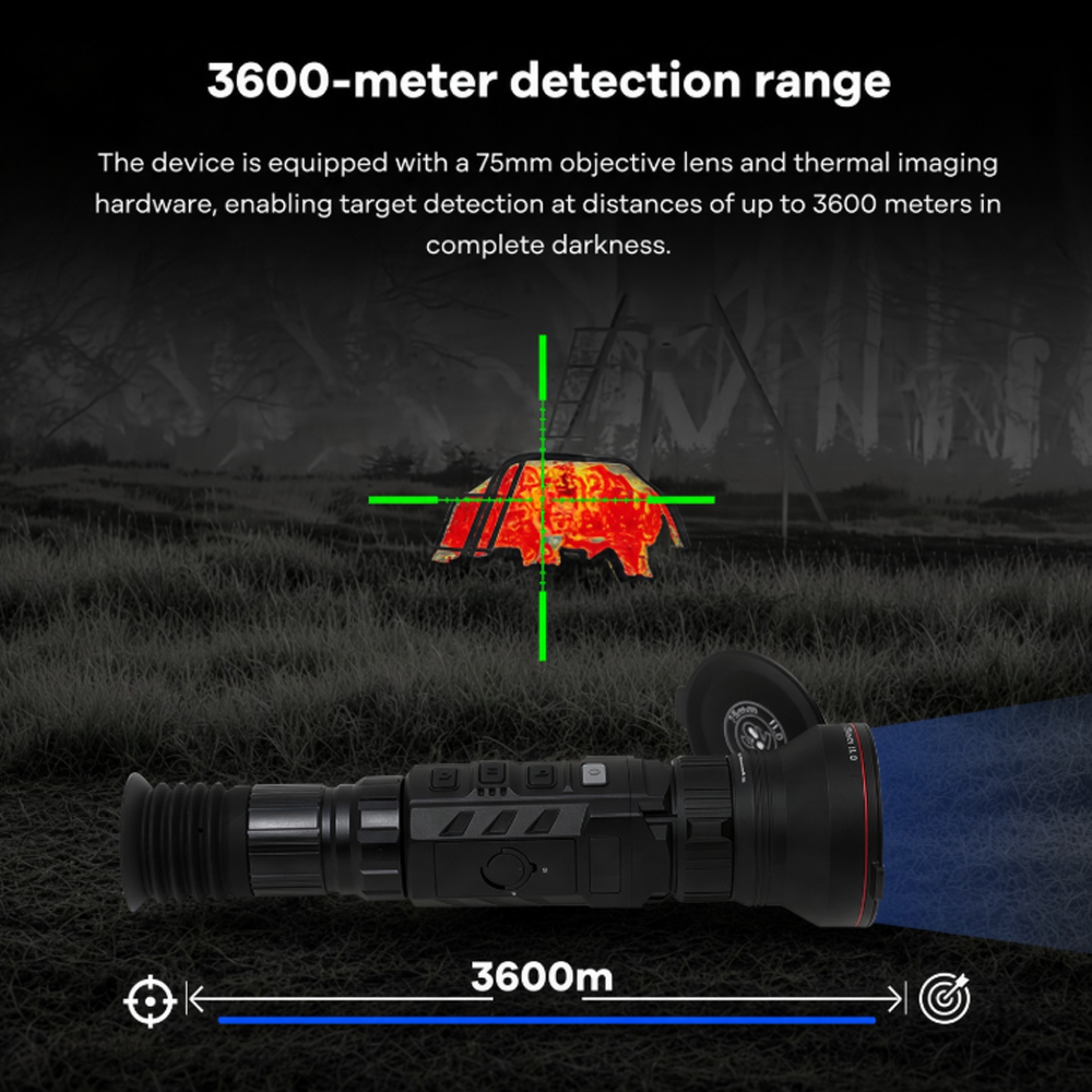 LONGOT RS75 Professional 75mm  - огляд і ціна Thermal Monocular Laser Rangefinder