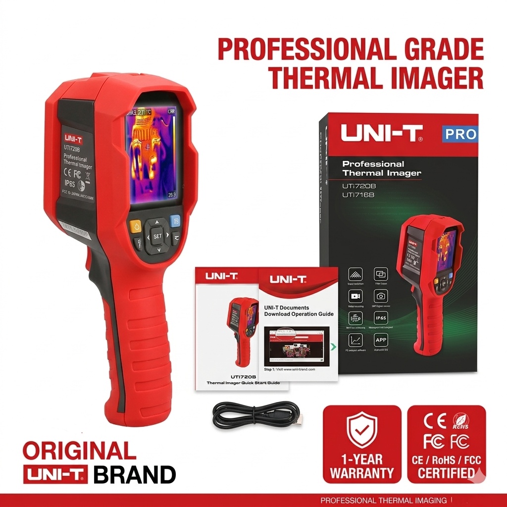 UNI-T Official UTi720B  WiFi T - огляд і ціна Thermal Camera Pcb Repair 256X192