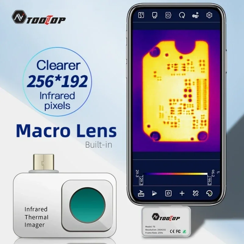 256x192 Thermal Imager Built-i - огляд і ціна Thermal Camera Pcb Repair 256X192