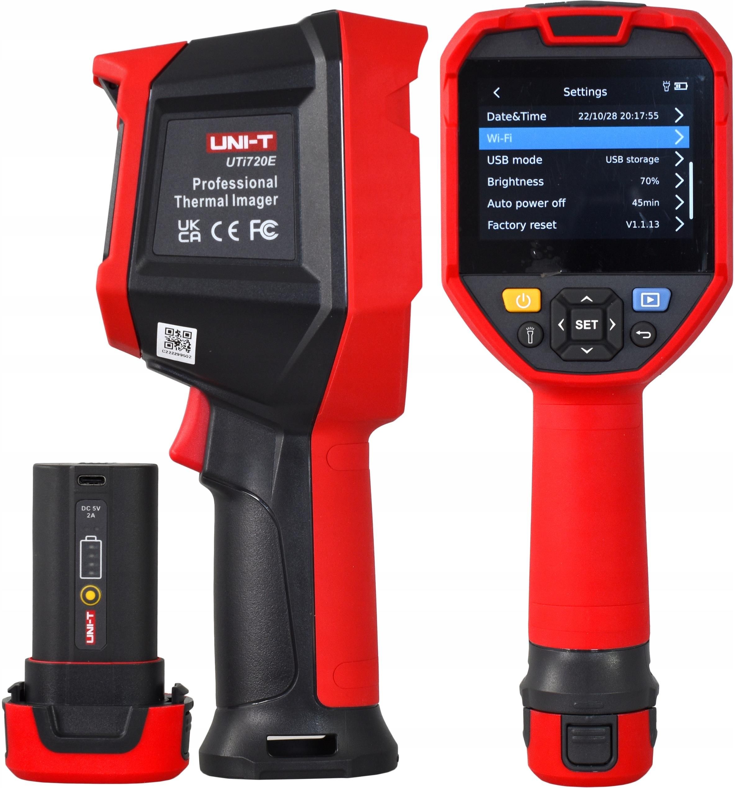 UNI-T UTi720E WiFi Thermal Cam - огляд і ціна Handheld Thermal Camera 256X192
