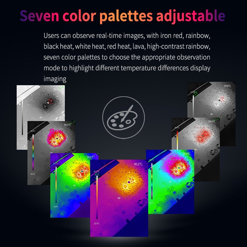 UNI-T Thermal Camera For Phone - огляд і ціна Thermal Camera Pcb Repair 256X192
