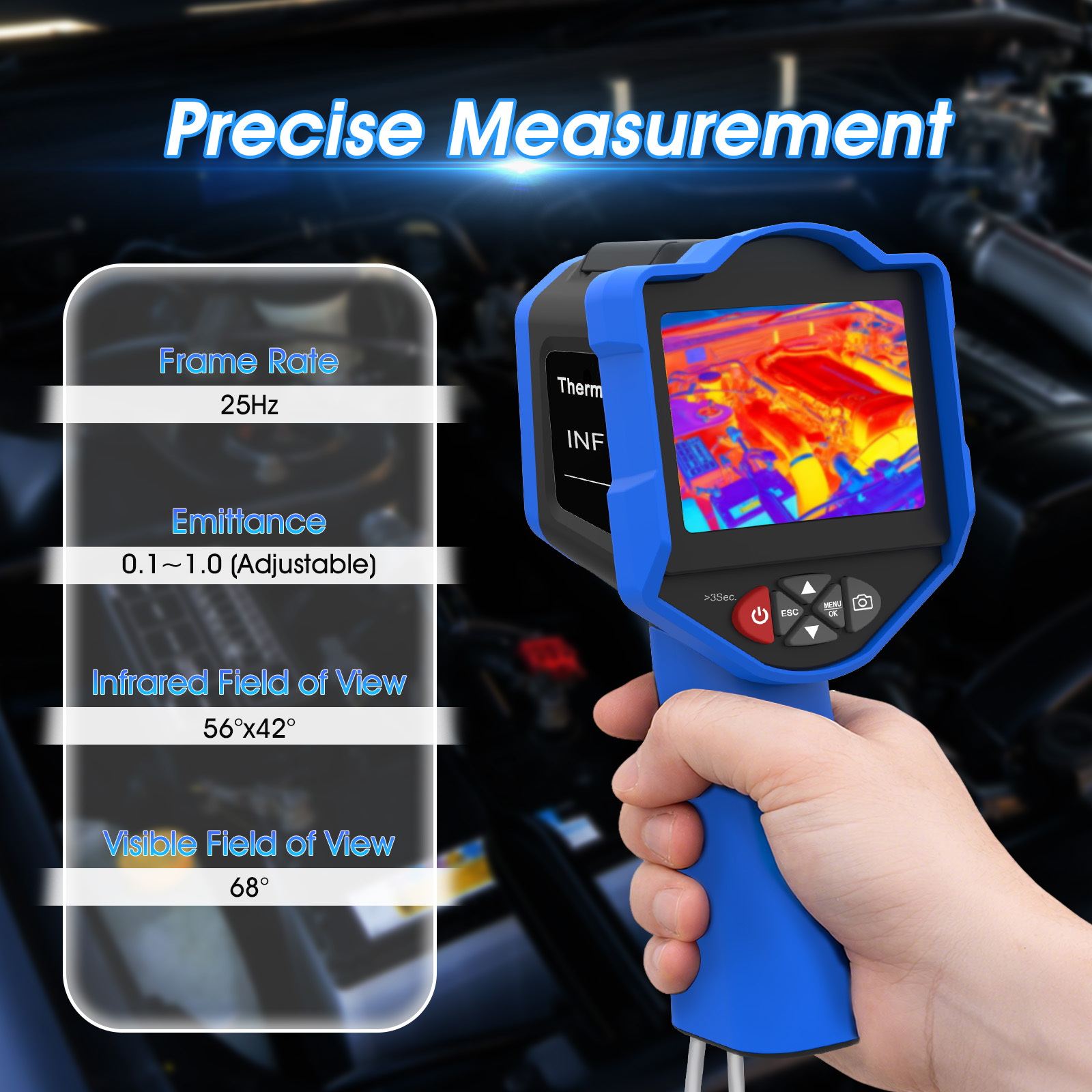 Thermal Imaging Camera 256x192 - огляд і ціна Handheld Thermal Camera 256X192